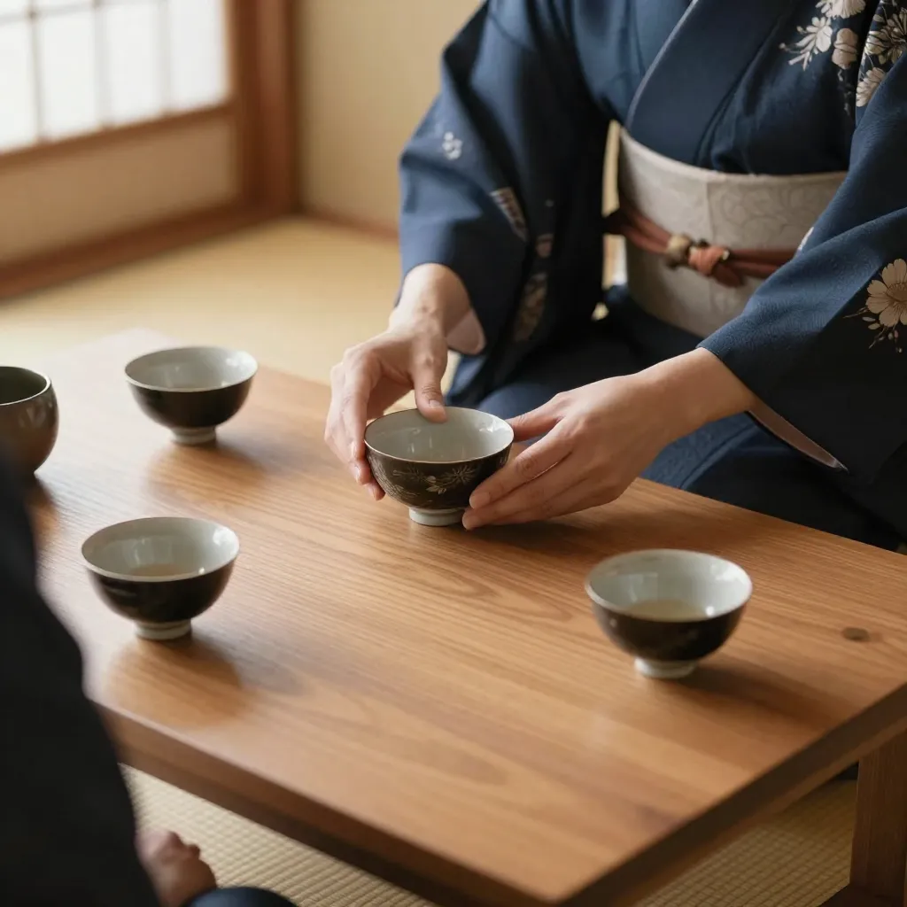 Tea ceremony atmosphere